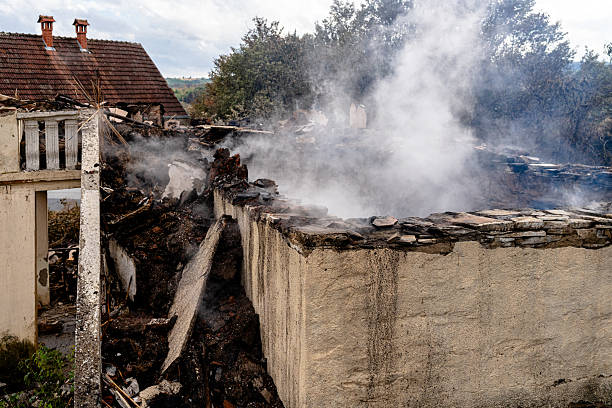 Professional Fire Damage Removal technician working in Delano, MN